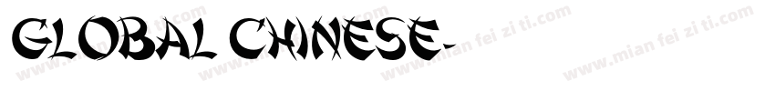 Global Chinese字体转换
